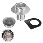 Fuel Tank Filler Neck with Gas Cap & Weld-On Bracket for Truck