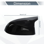 Door Mirror Cover Caps Gloss Black for BMW X5 F15 X6 F16 X3 F25 LCI X4 F26