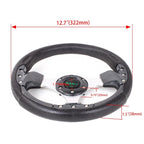 12.5" Carbon Fiber Steering Wheel for Marine Boat
