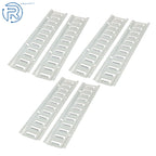 Set of 6 E Track Tie Down Rails for Vans ATV (Portable, Galvanized)