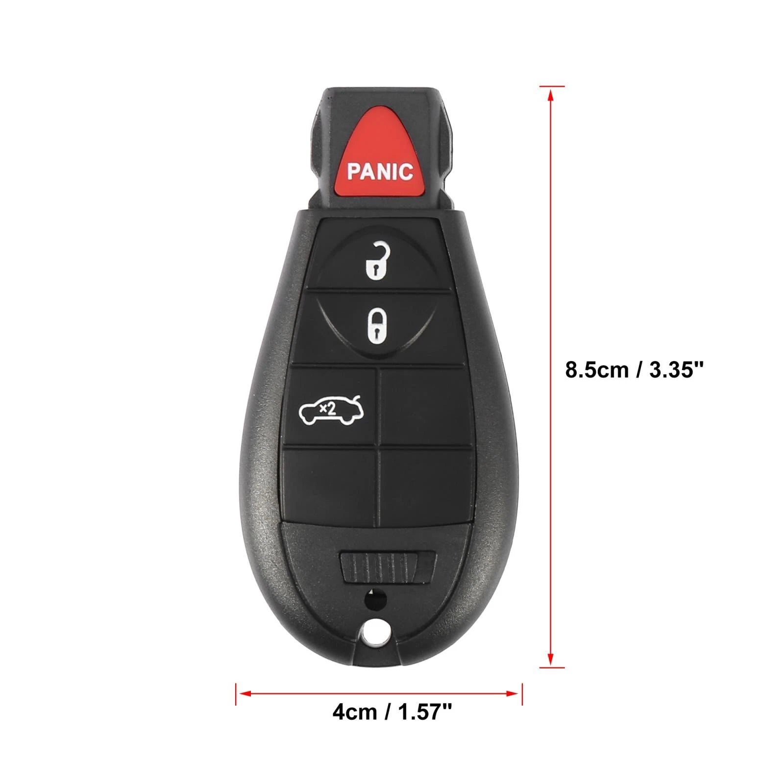 Replacement Keyless Remote Car Key Fob 433Mhz M3N32297100 for Dodge Dart (2013–2016)