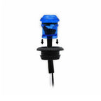 Set of 2 Blue LED Marker Side Bullet Light Lamps for Truck Trailer