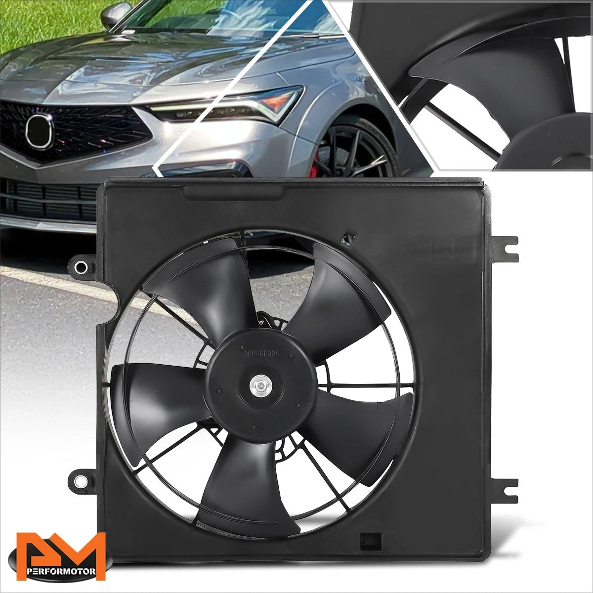 Radiator Cooling Fan Shroud for Mitsubishi Lancer (2002–2007)