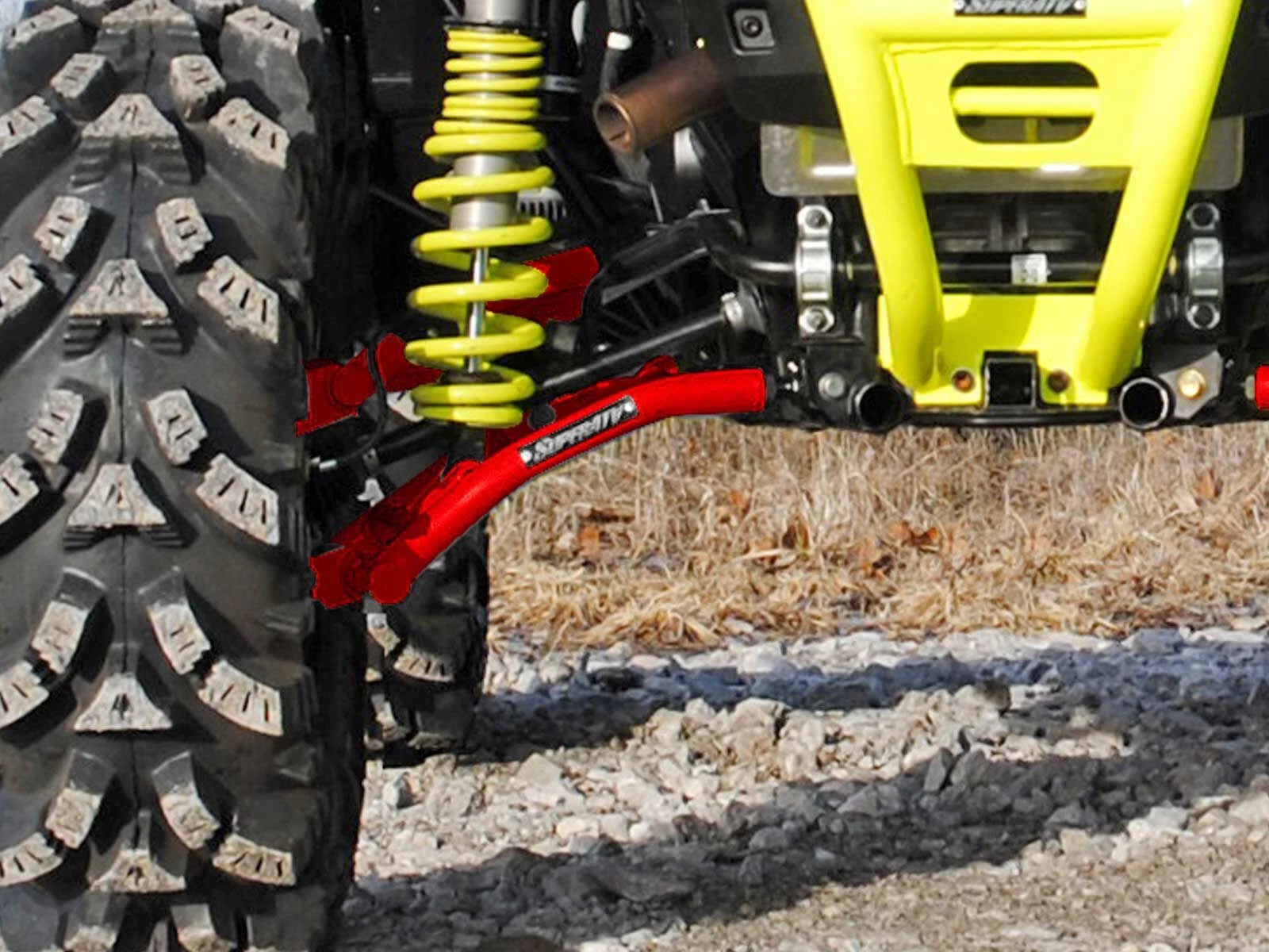 SuperATV High Clearance Rear Offset A-Arms for Polaris RZR S 1000/S4 (2014–2020)