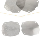 Chrome Front Fairing Mesh Speaker Grilles for Harley Dresser FLH/T Electra Glide