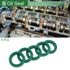 Set of 5 Oil Seal Rotary Shaft Seal 15x21x4mm for Various Models