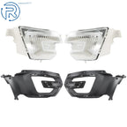 Bumper Fog Light Set w/Bezel for Ford Explorer (2016–2017)