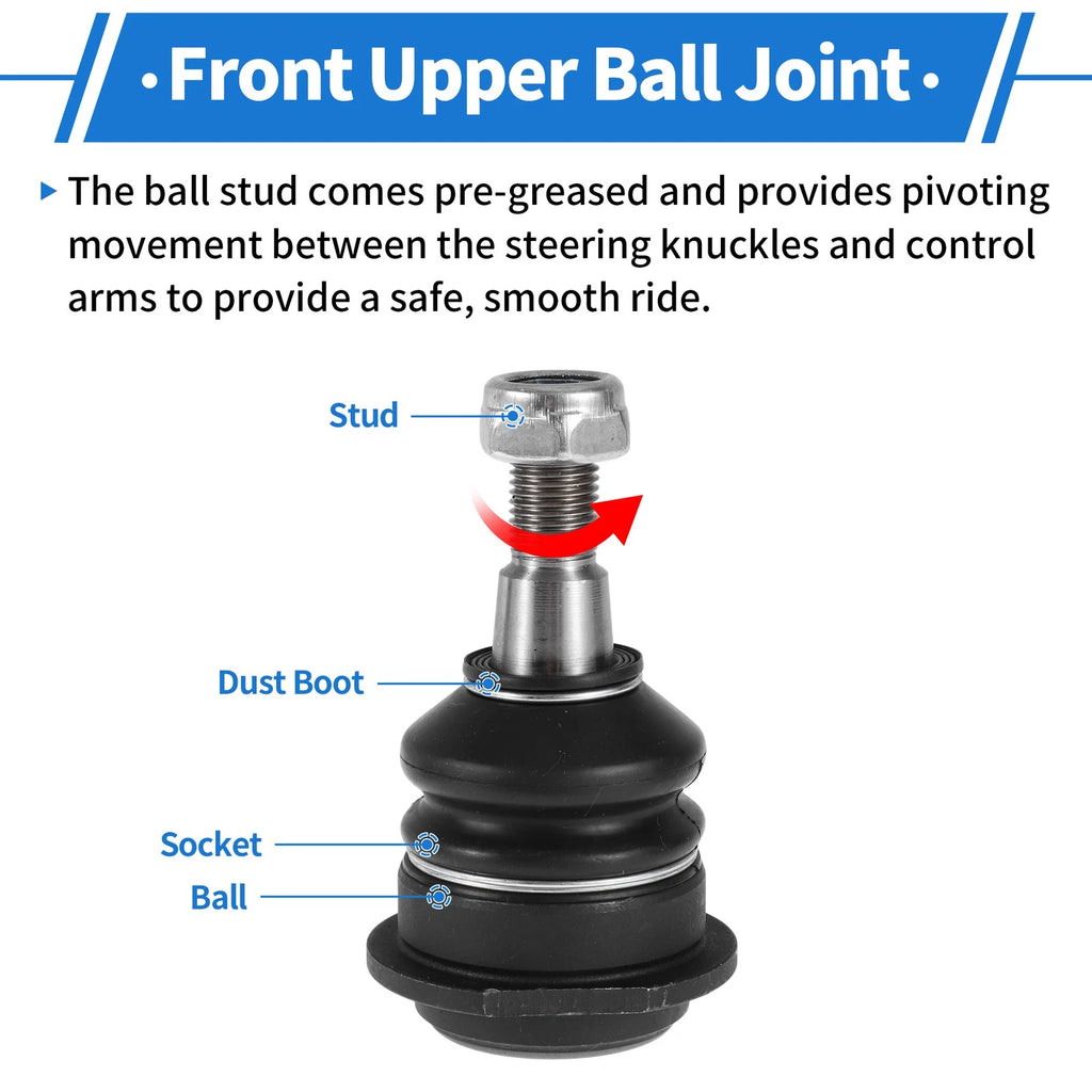 2X Front Upper Ball Joints for Dodge Durango (2011–2015) No.K500285/68046195AD