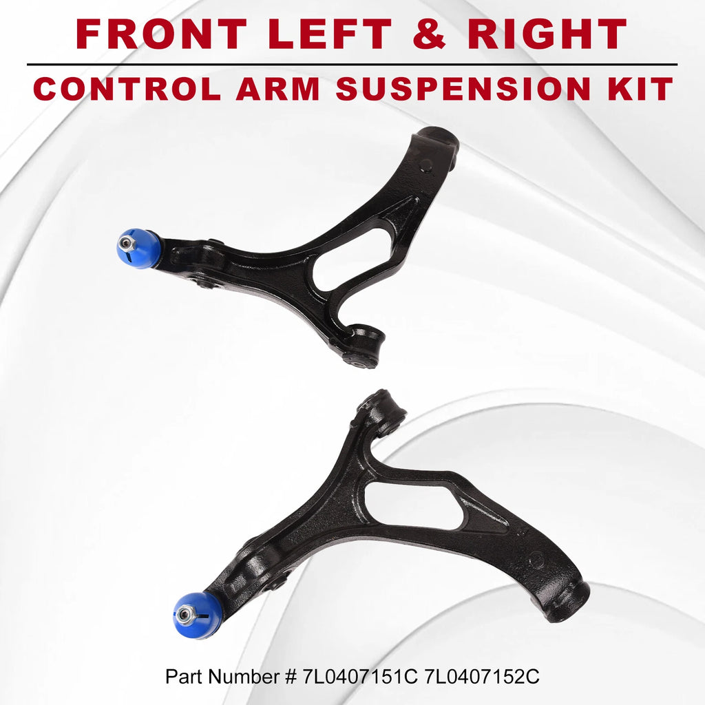 2X Front Lower Control Arms with Ball Joints for Audi Q7 (2007-2015)