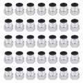 100Pcs Chrome Tire Valve Stem Caps for Car Truck