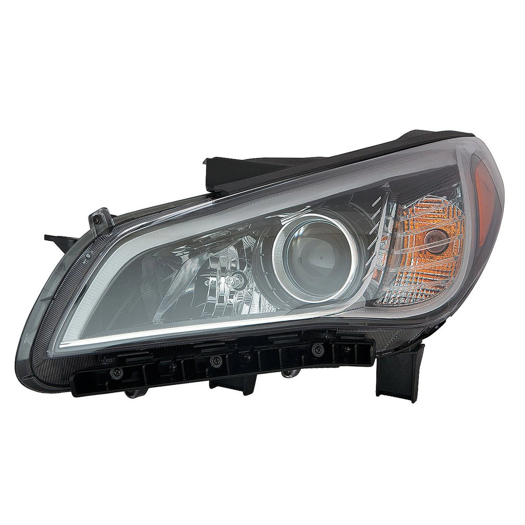 Replacement Driver Side Halogen Headlight Assembly w Black Bezel for Ford F-150 (2004–2008)