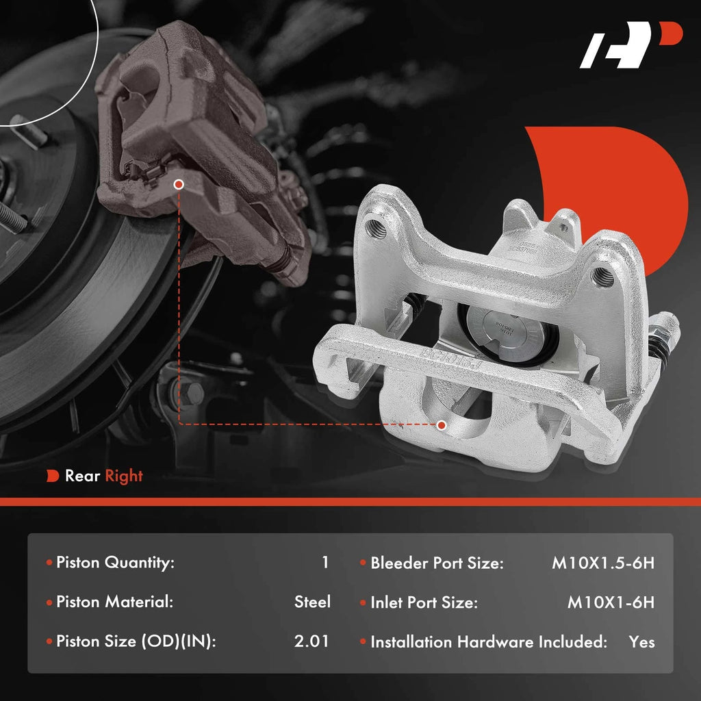 Rear Right Brake Caliper with Bracket for Chevrolet Silverado Colorado (2004–2012)