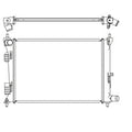 Replacement Plastic/Aluminum Radiator (See compatibility Chart)