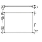 Replacement Plastic/Aluminum Radiator (See compatibility Chart)