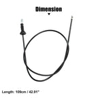 Hood Release Cable Door Handle Cable for BMW 325i Base 3.0L