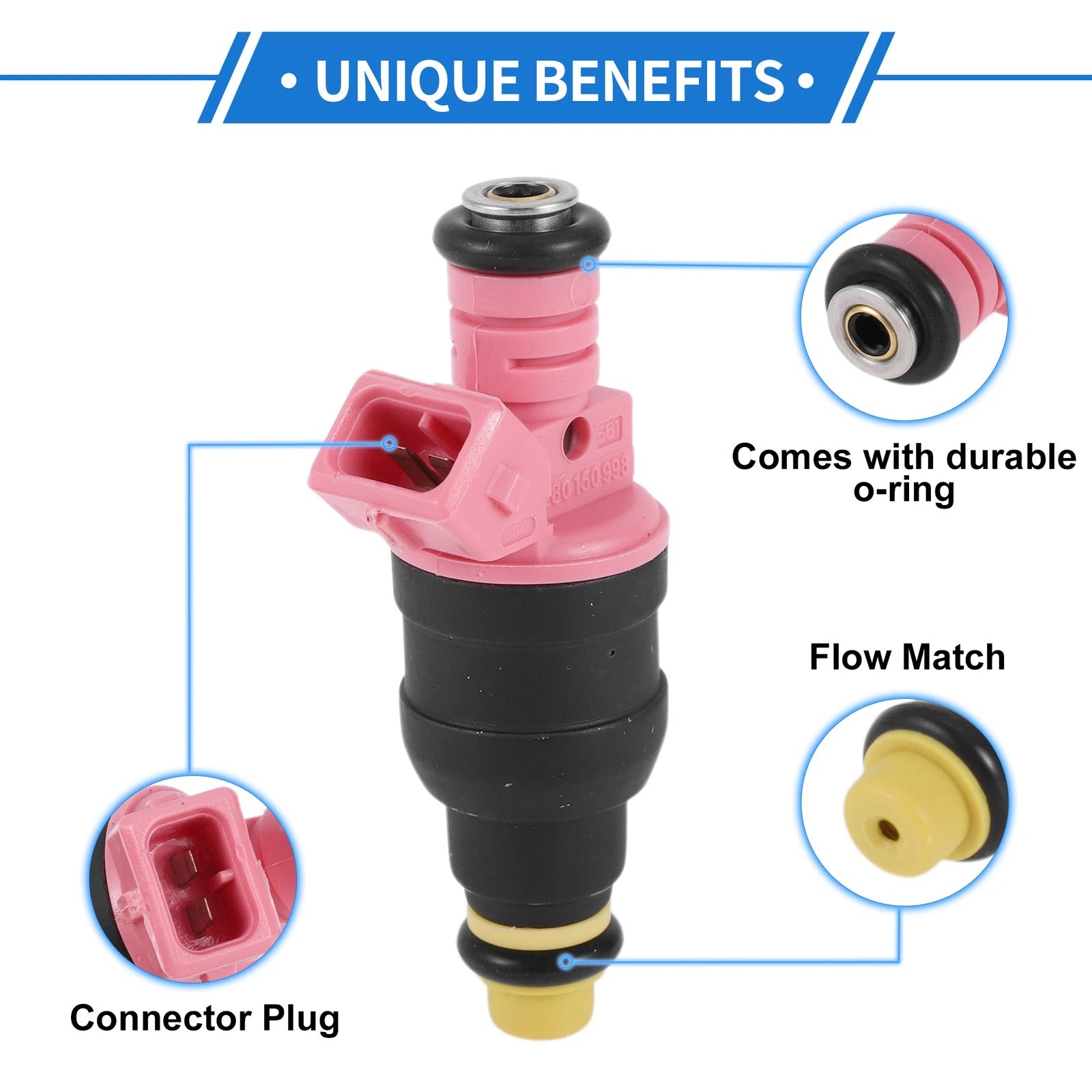 Fuel Injector No. 0280150998/53031151 for Dodge B1500 (1997–1998)