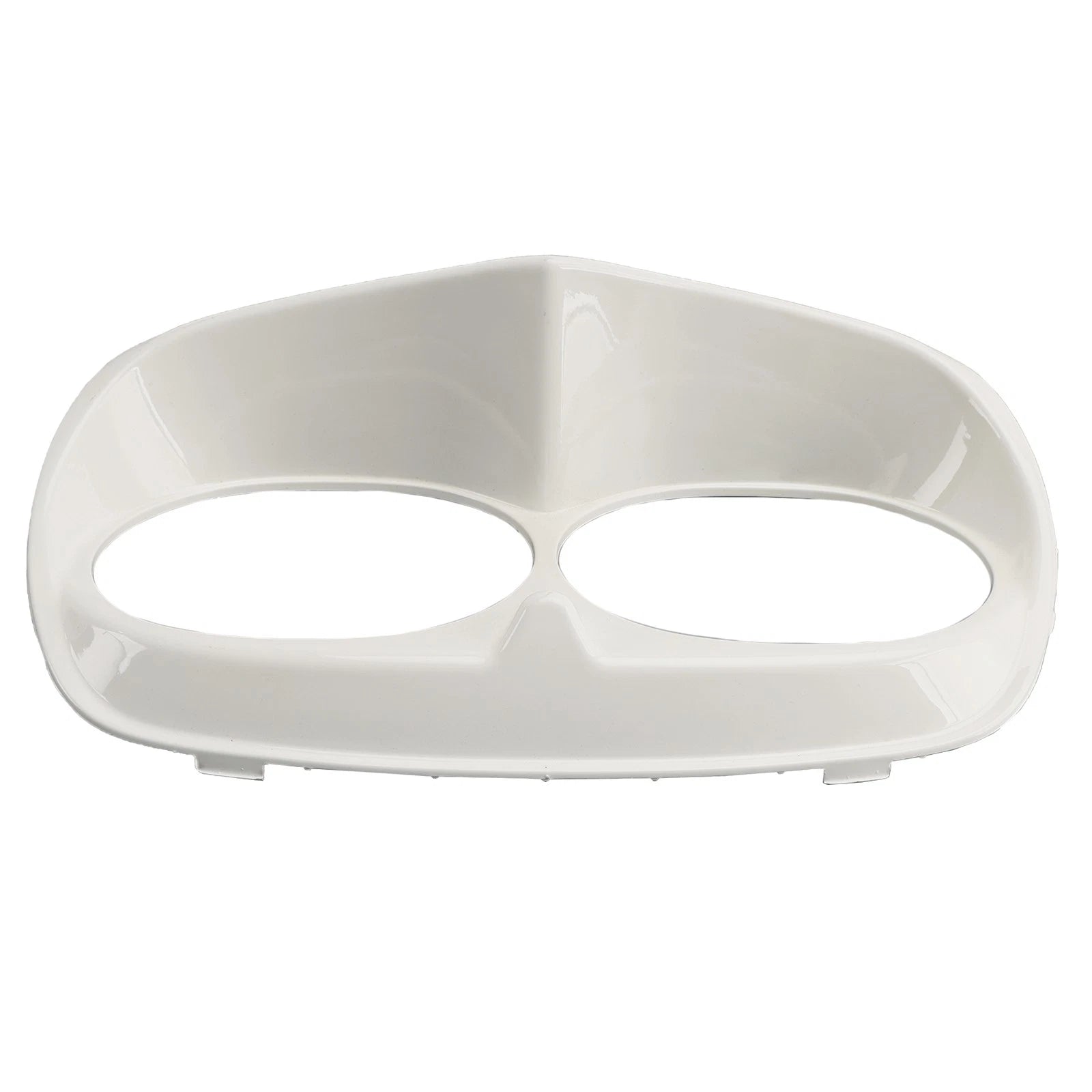 Dual Headlight Trim Bezel Cover for Harley Road Glide (1998–2013) White