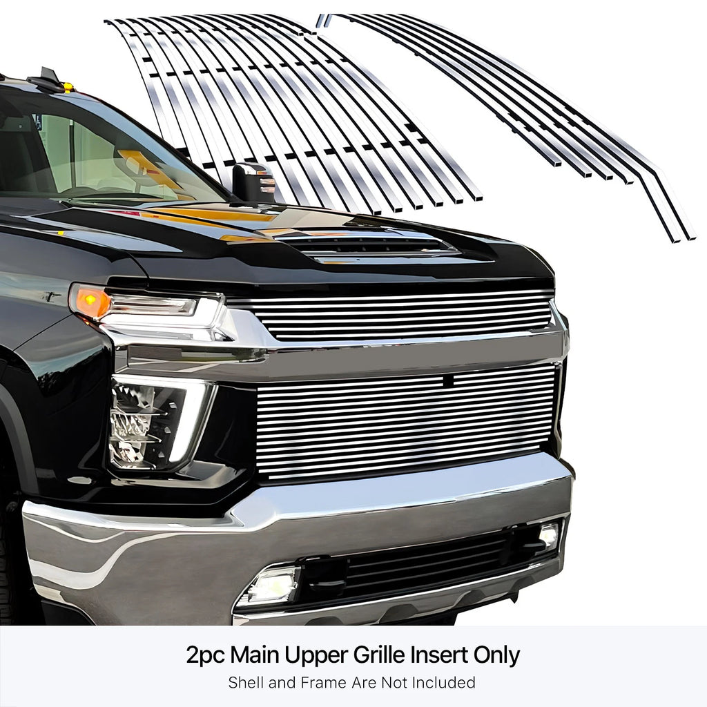 Stainless Chrome Billet Grille for Chevy Silverado 2500/3500 LTZ (2020-2023)