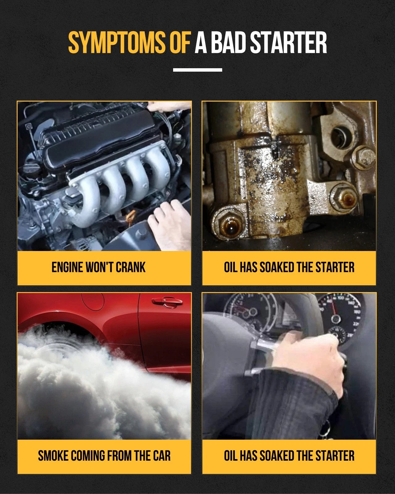 Starter for Toyota Tundra and Sequoia (2007–2011)