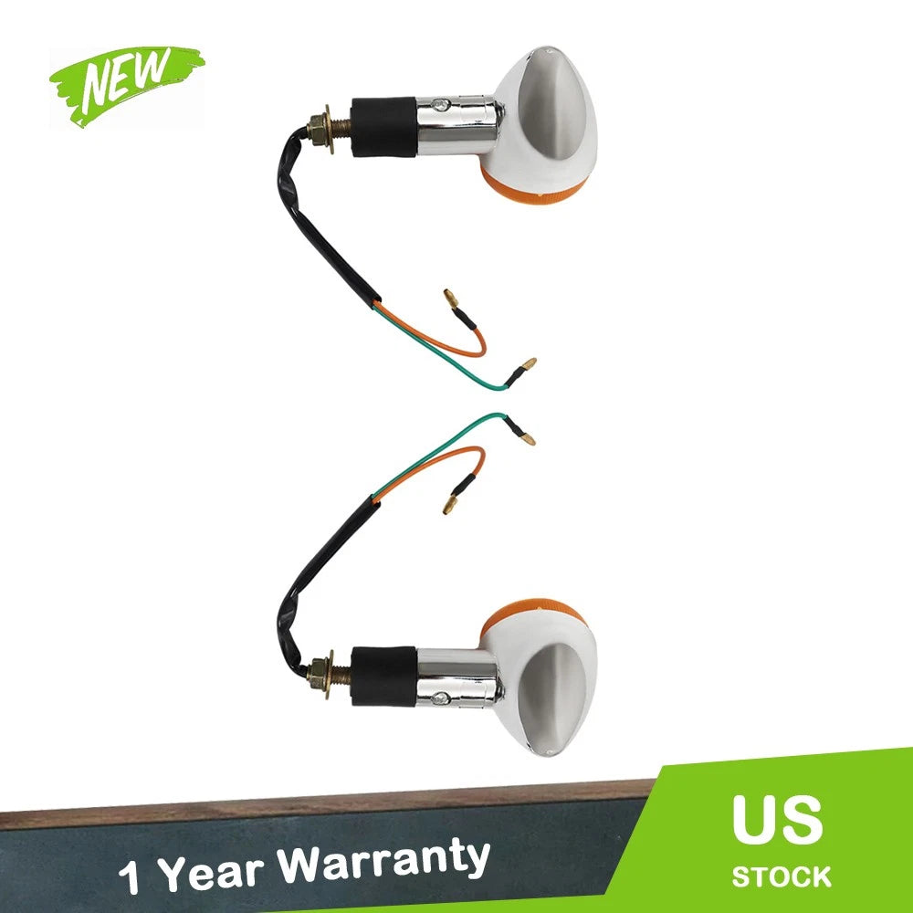 2X Motorcycle Turn Signal Blinker Light for Honda Suzuki Yamaha (YYYY–YYYY)