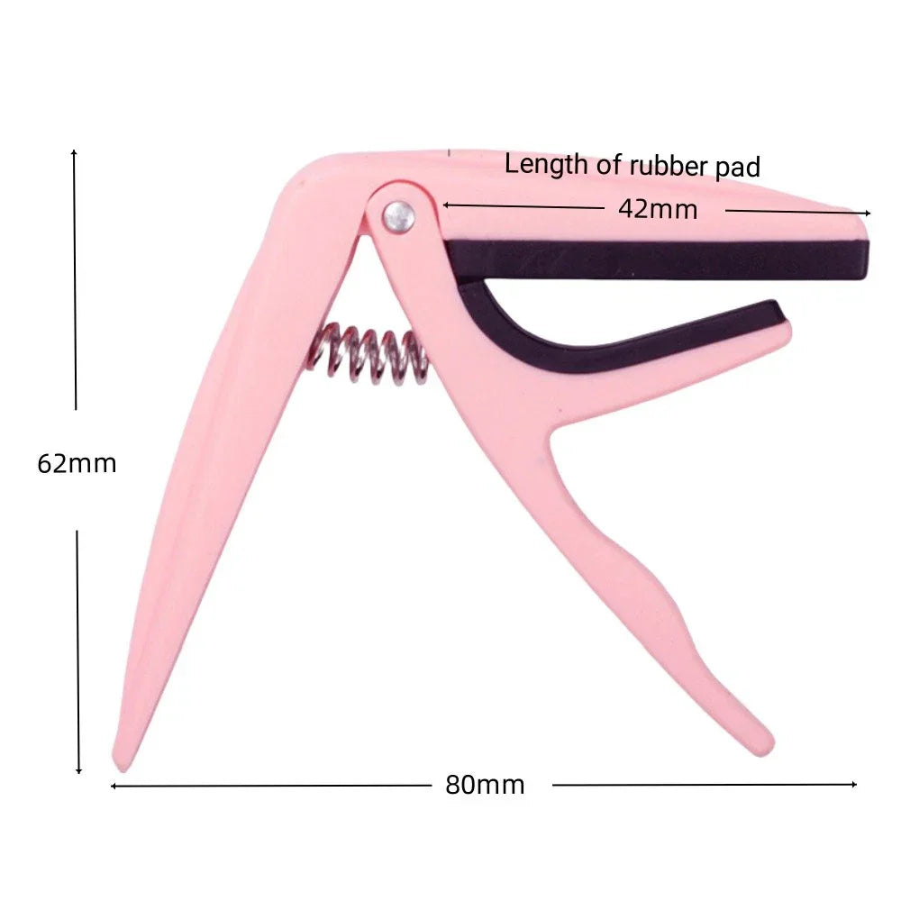 Only Fit Ukulele Capo – Zinc Alloy with String Puller, 6 Colors for Only Fit Ukulele