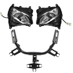 LED Headlight Lamp & Upper Fairing Stay Bracket for Yamaha YZF R3 R25 (2019–2024)