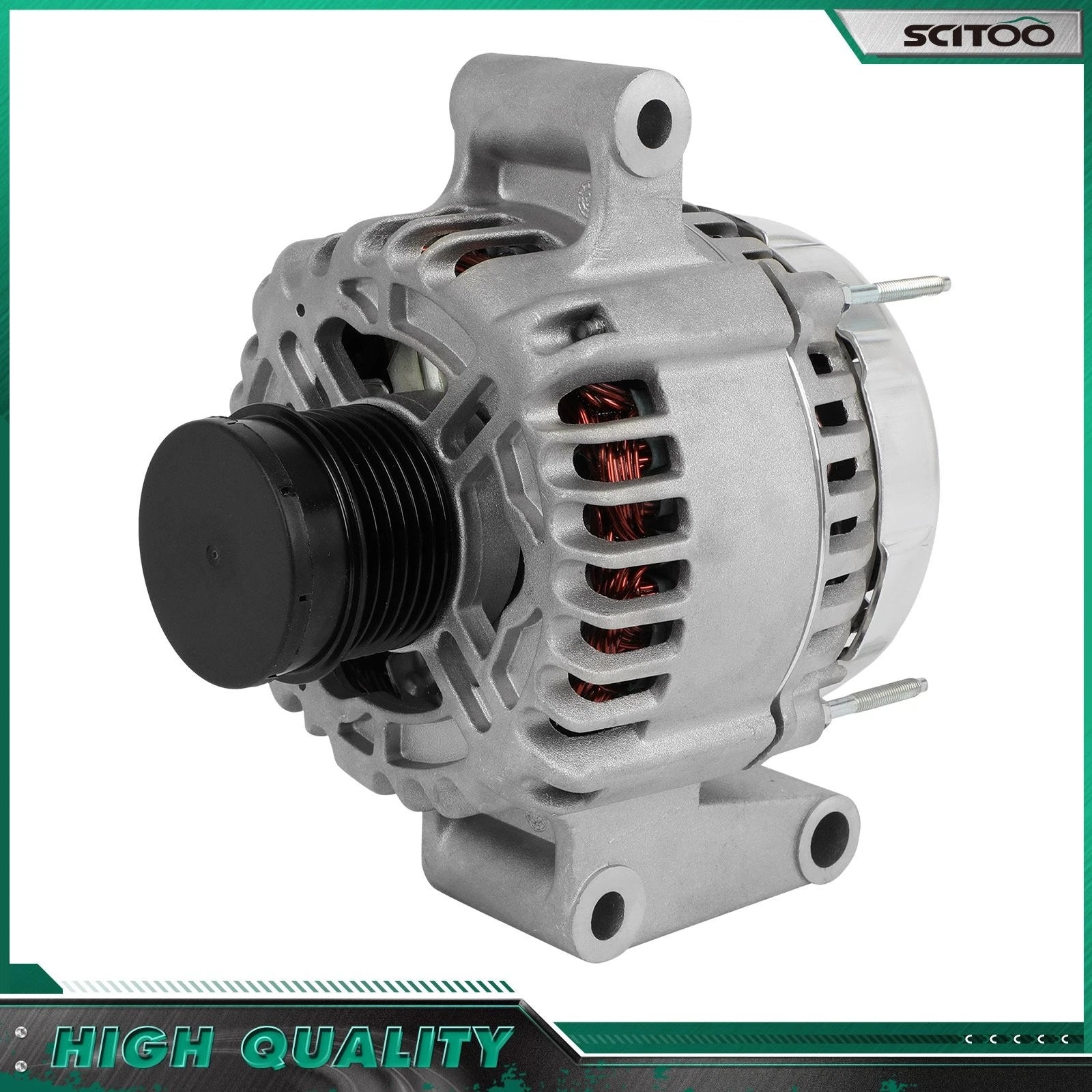 Alternator for Ford Focus LX Sedan 2004 (1S7Z-10346-AA, 8439, 15420)
