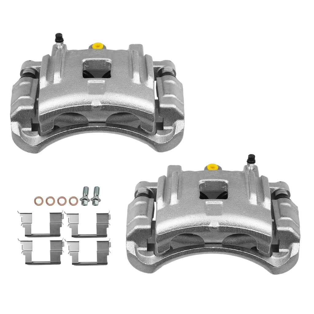2X Front Brake Calipers w/ Bracket for GMC Canyon, Chevrolet Colorado (2004–2006)