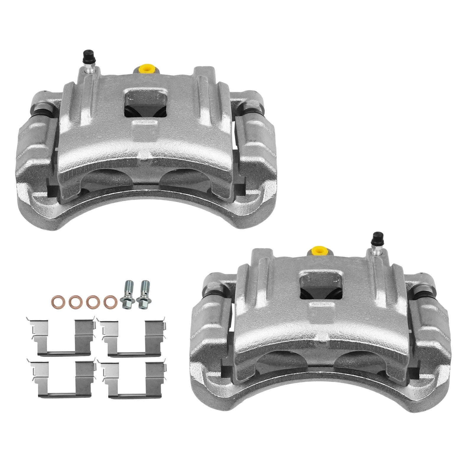 2X Front Brake Calipers w/ Bracket for GMC Canyon, Chevrolet Colorado (2004–2006)