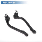 2X Front Outer Tie Rod Ends for Kia Forte Koup (2010–2016) No. ES800229