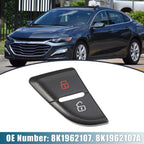 Central Door Lock Switch Button Cover for Audi (2009–2016) 8K1962107A Black