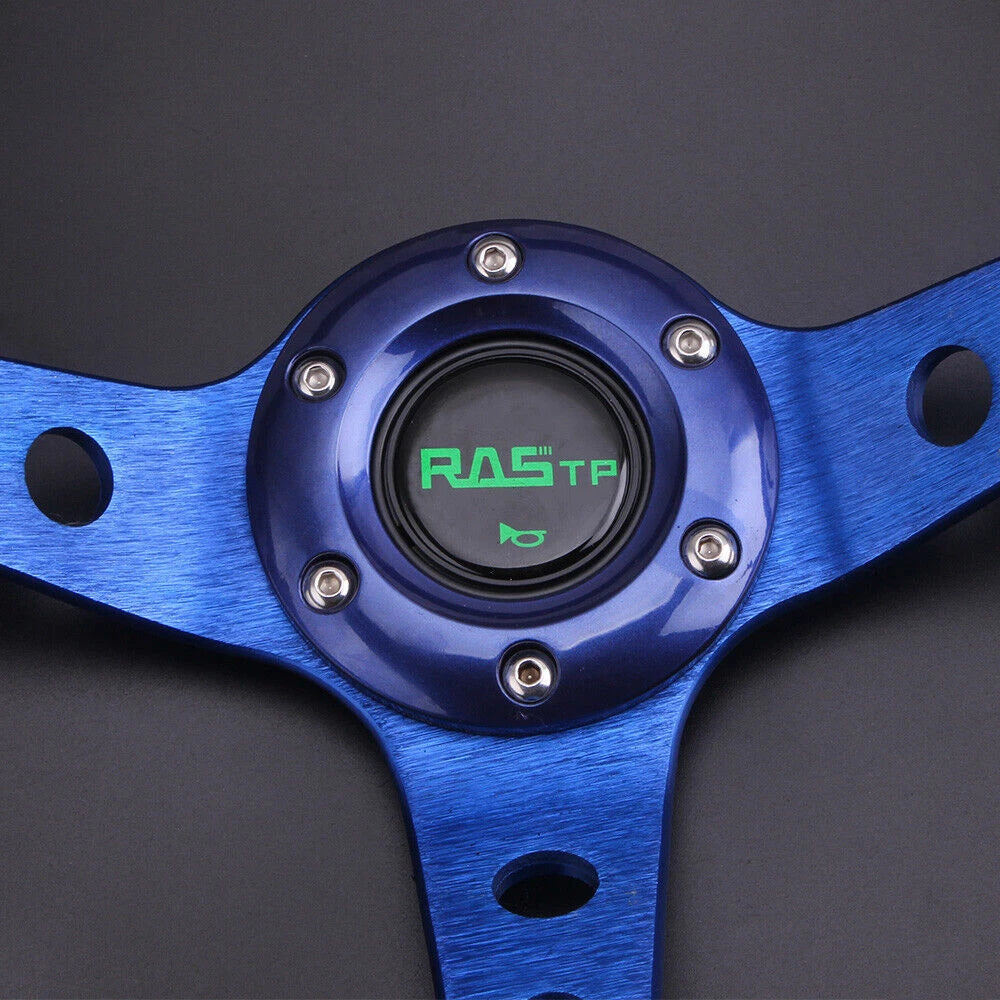 13.5" Aluminum Drifting Racing Steering Wheel with Quick Release Adapter