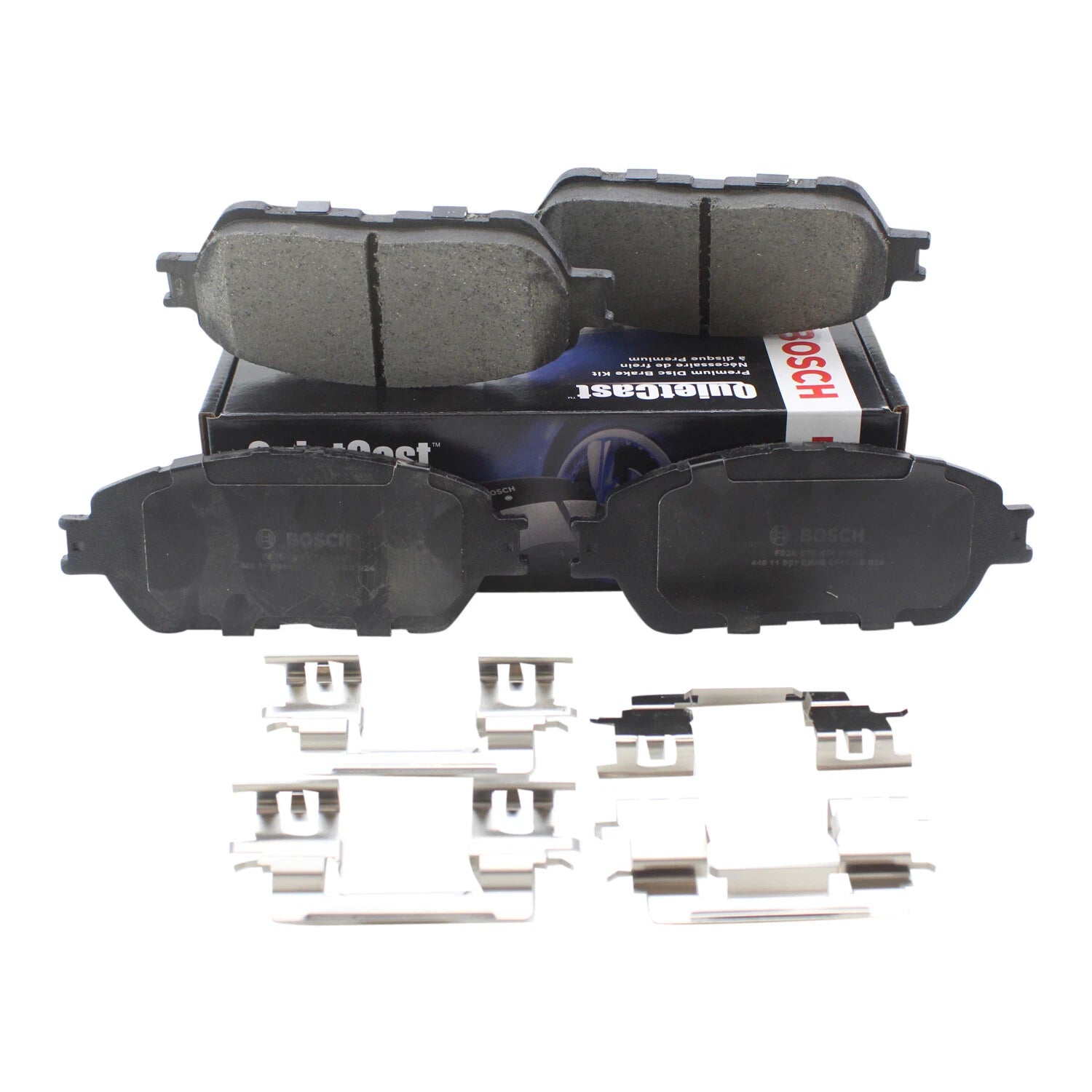Set of 4 Bosch Front Brake Pads for Lexus ES300 ES330 Toyota Sienna Tacoma Camry (1992–2006)