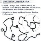 Timing Cover Gasket Set for Chrysler Dodge 3.6L V6 (2011-2021)