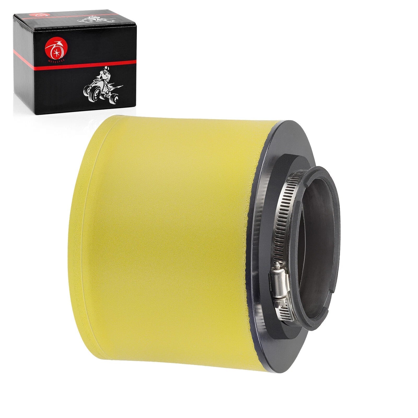 Air Filter Element + Clamp for Honda TR200 Fat Cat (1986–1987)