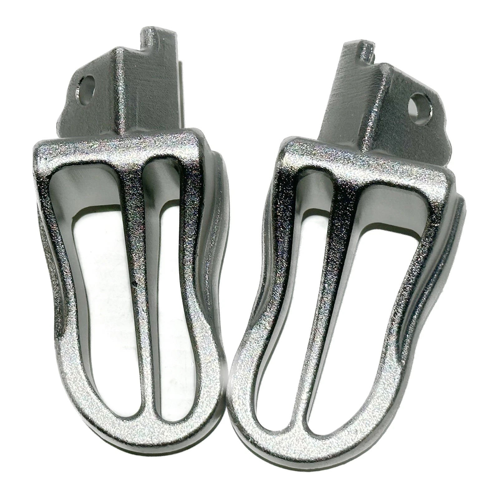 Alloy Chrome Foot Pegs for Pit Pro Dirt Bike (125cc–150cc)