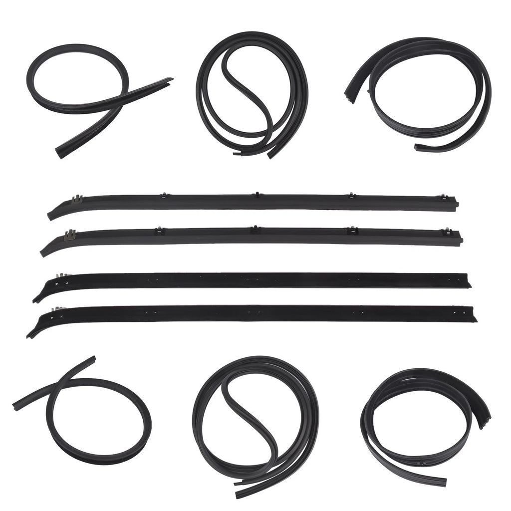 10Pcs Weatherstrip Seal Kit for Dodge D150 D250 W150 W250 (1975–1993)