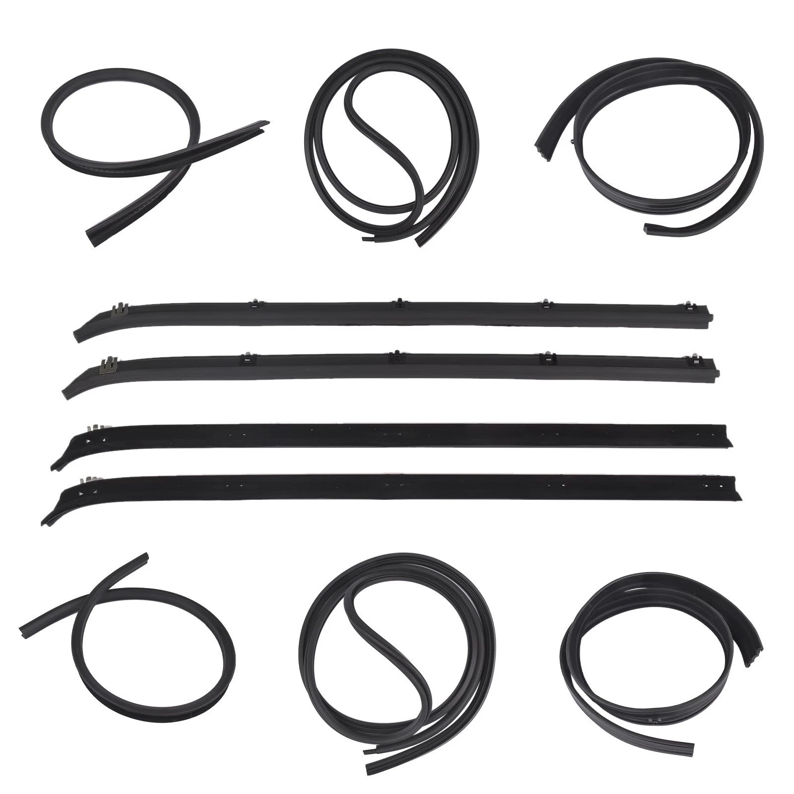 10Pcs Weatherstrip Seal Kit for Dodge D150 D250 W150 W250 (1975–1993)