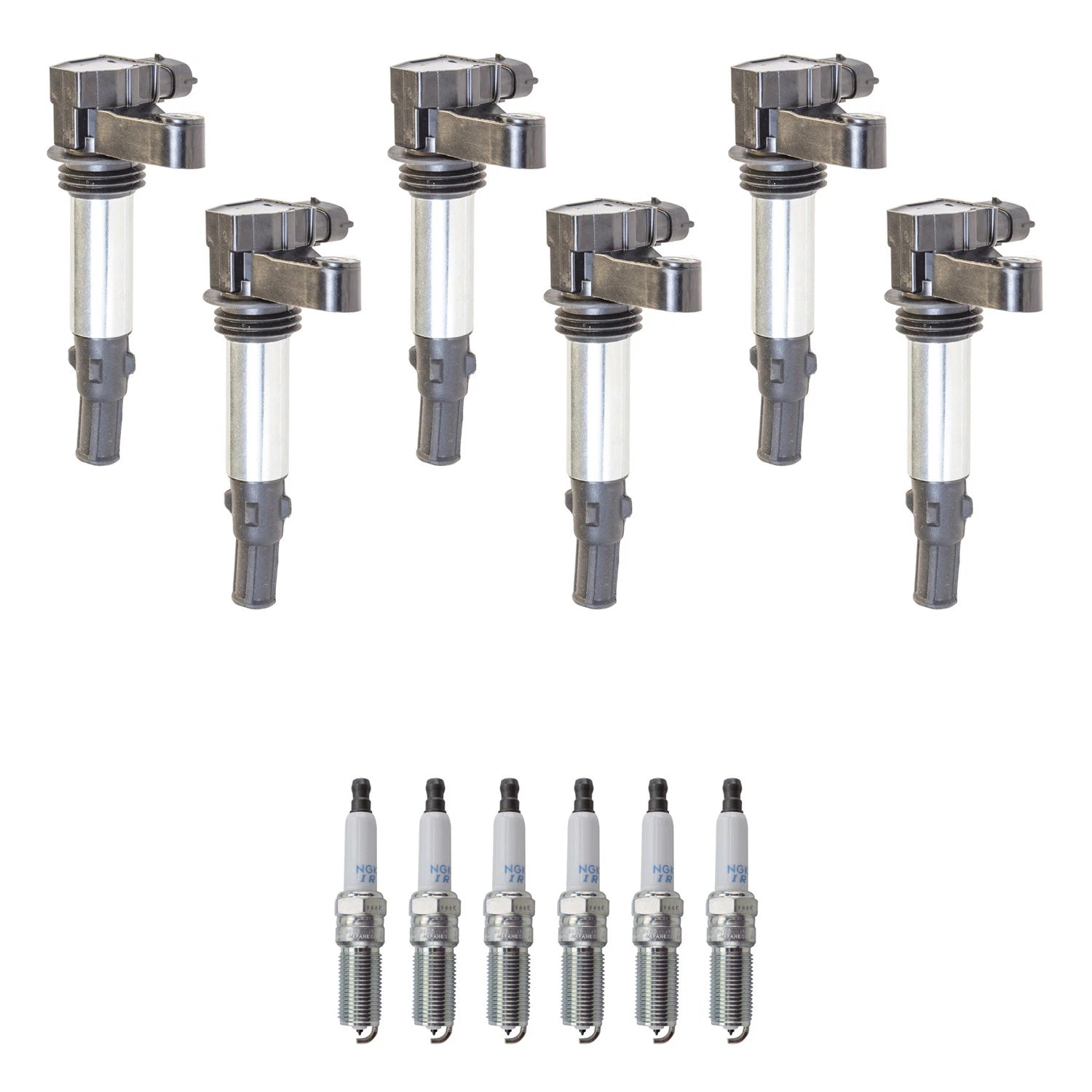 Set of 6 Ignition Coils & NGK Iridium Spark Plugs for LaCrosse CTS STS (2005–2011)
