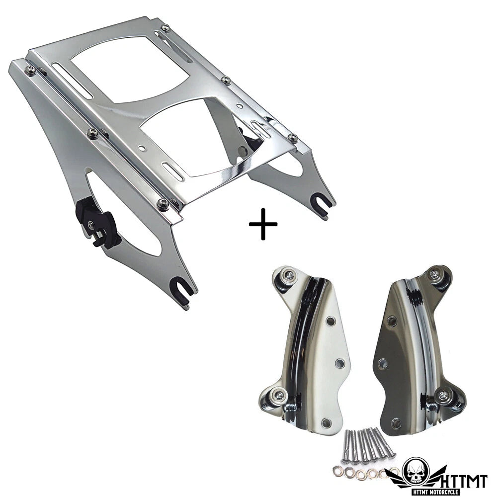 2X Tour Pak Luggage Rack Docking Hardware for Harley Touring (2014–2019)