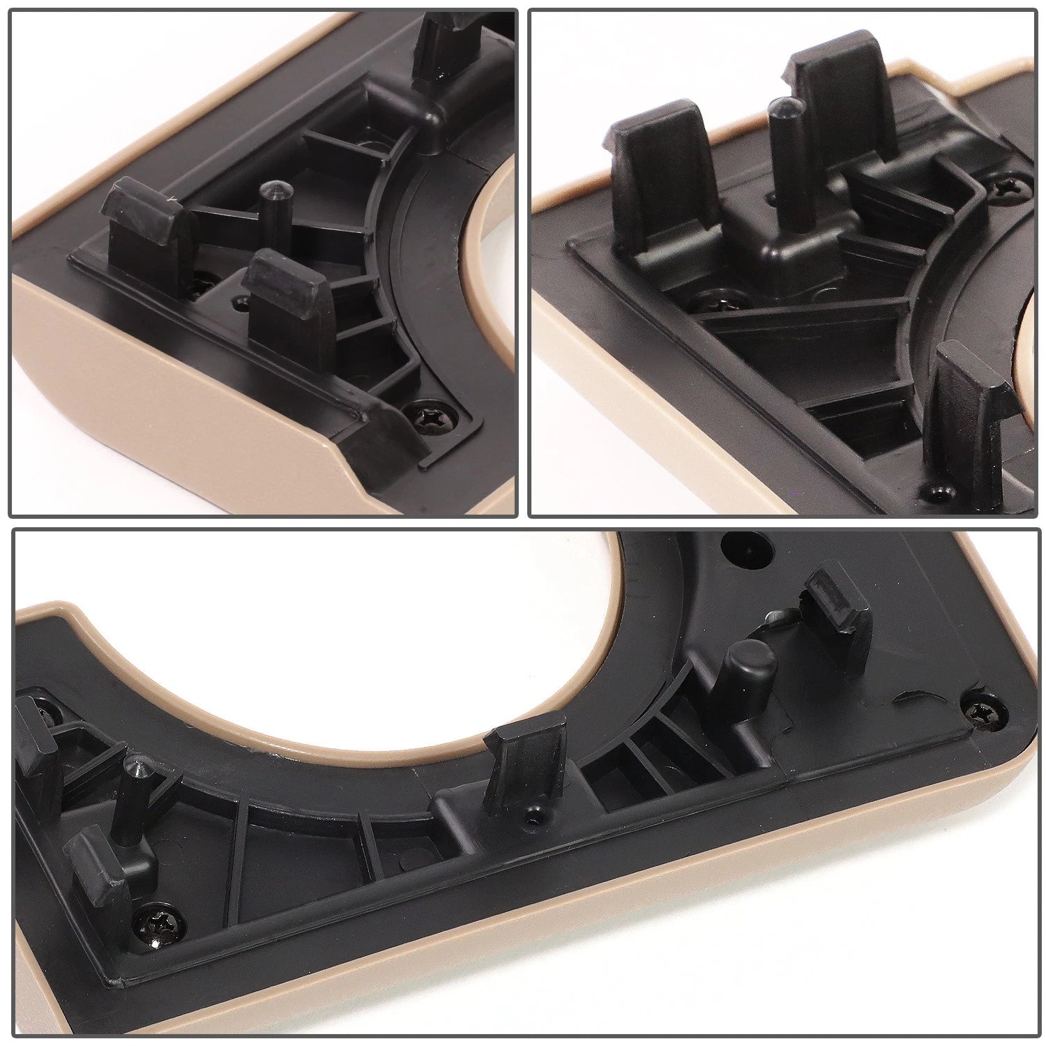 Center Console Cup Holder Pad Trim for Ford F150 (2004–2014) Beige