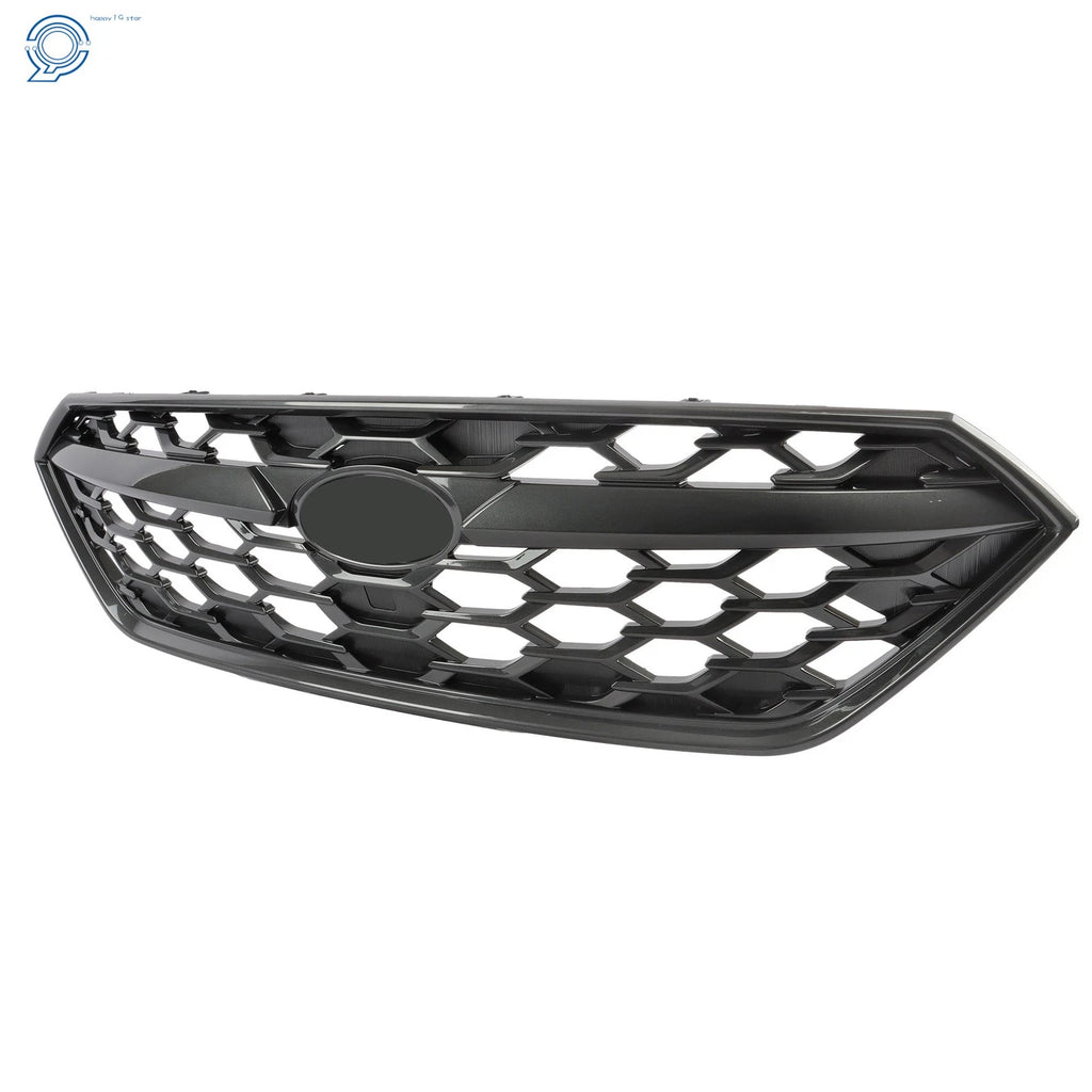 Front Bumper Upper Grille for Subaru WRX (2022-2024) Dark Gray Plastic