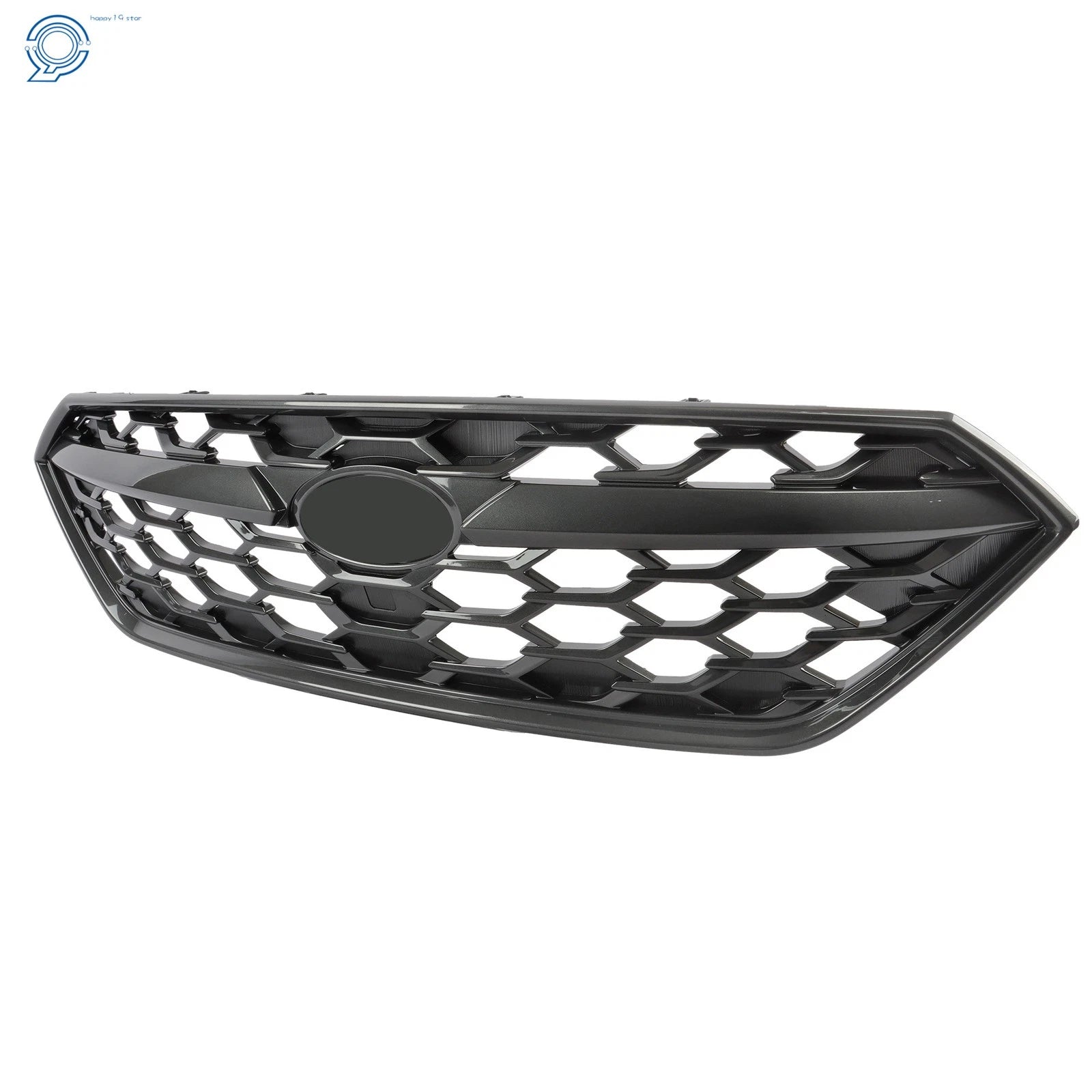 Front Bumper Upper Grille for Subaru WRX (2022-2024) Dark Gray Plastic