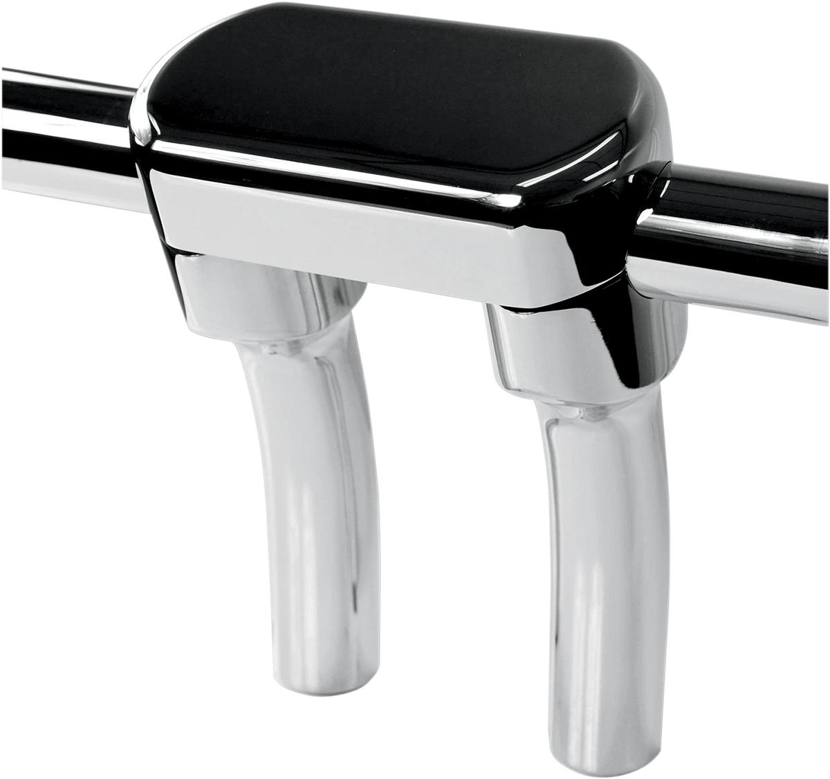 Handlebar Riser & Top Clamp Kit for LA Choppers (5-1/2", Chrome)