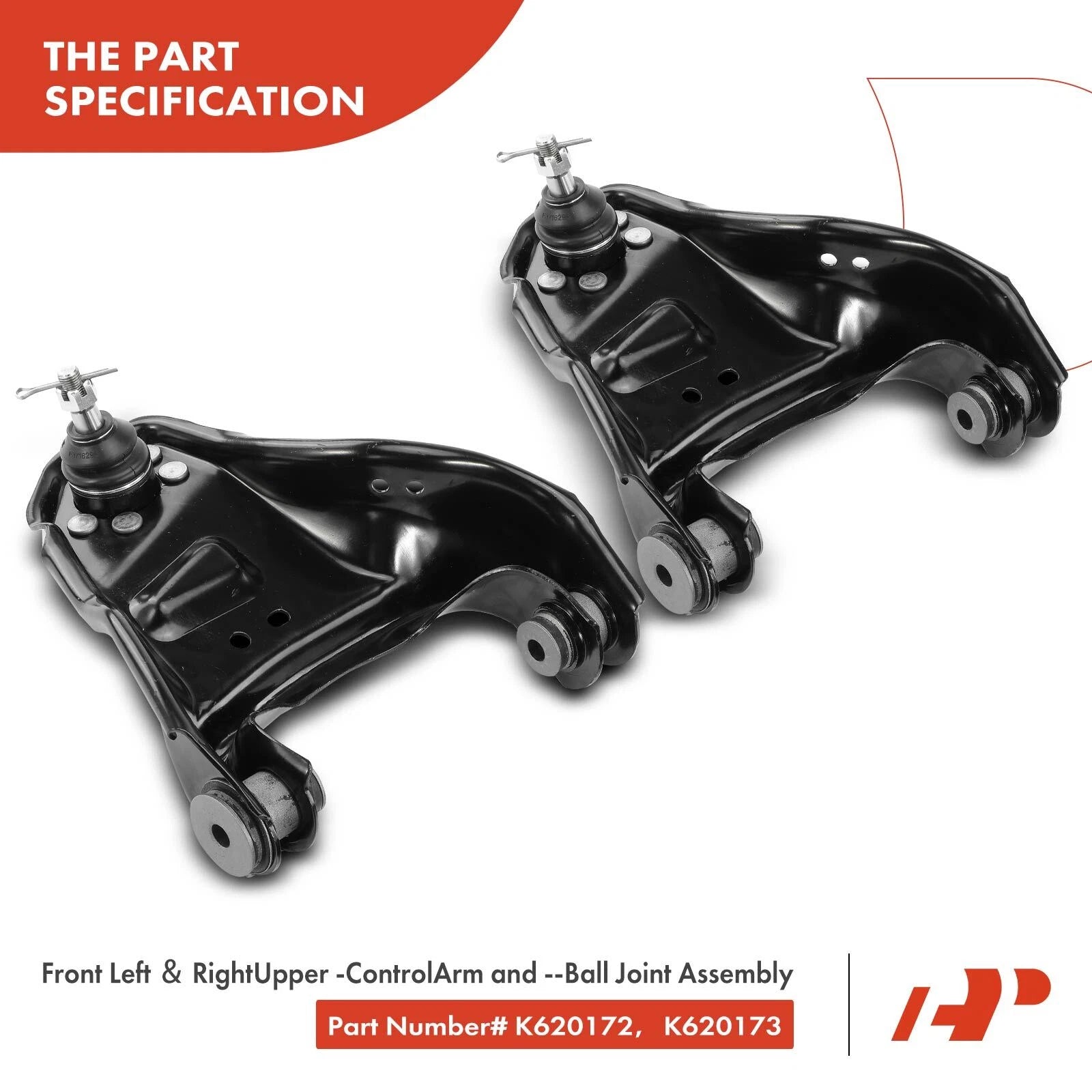 Set of 13 Front Control Arms & Ball Joints for Chevy Blazer (1998–2005)