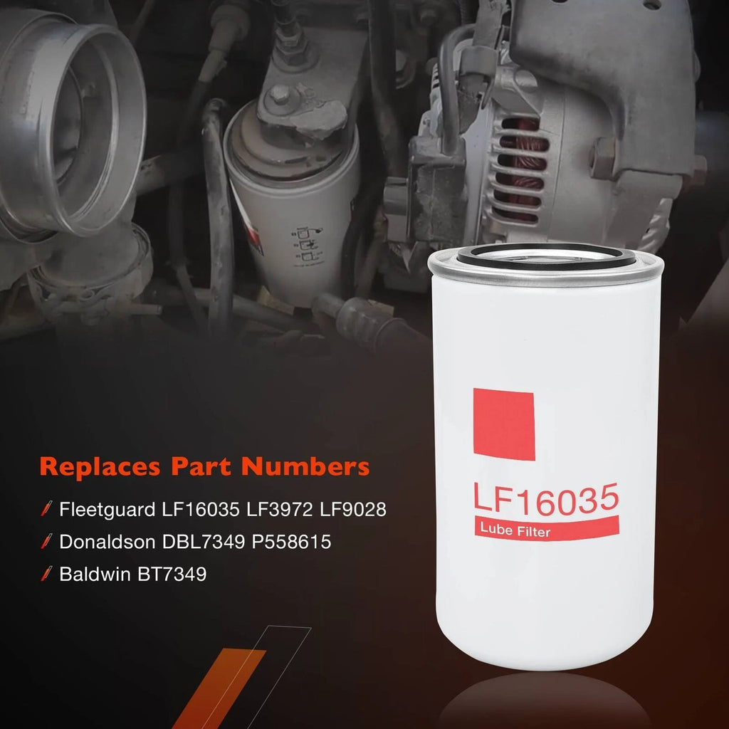 12X LF16035 Fuel Oil Lube Filters for Dodge Ram 2500 (1989–2018)