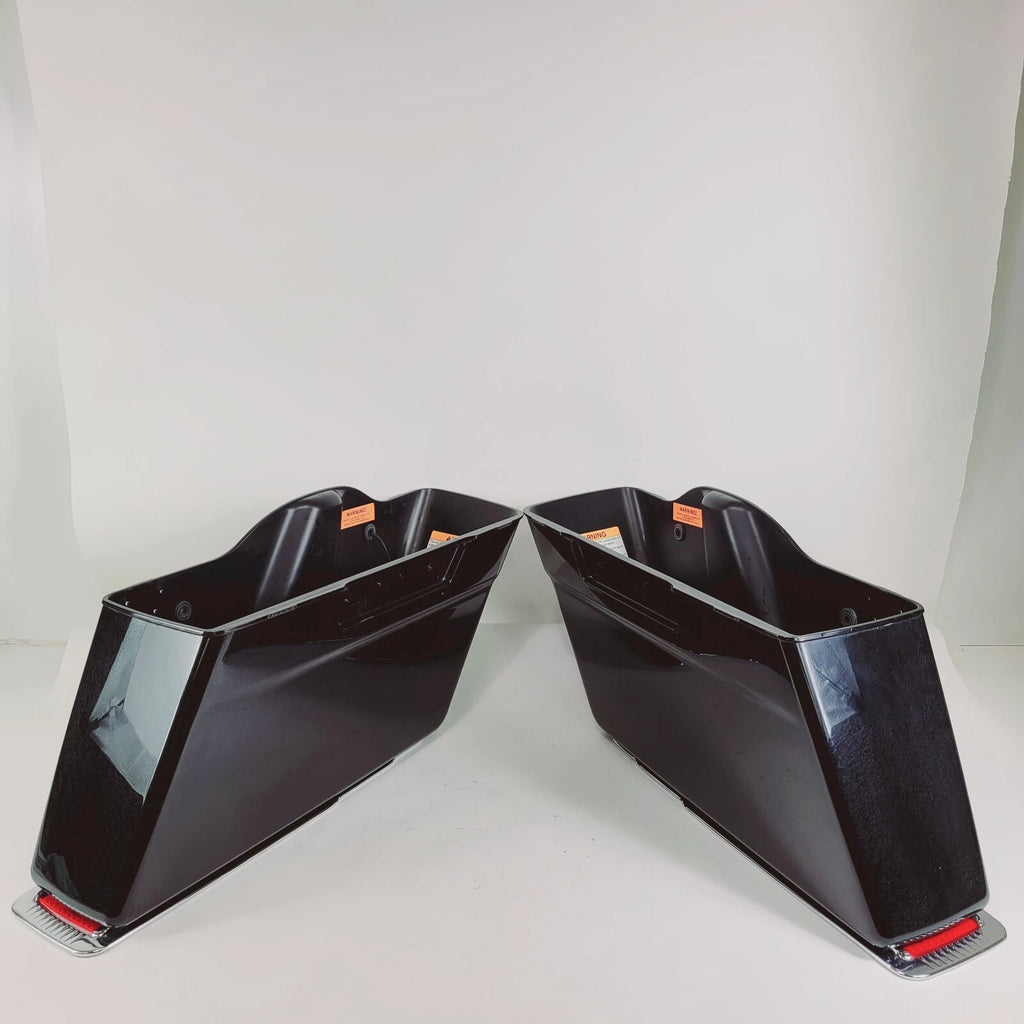 Genuine Side Saddlebags for Harley Davidson Touring (1993–2013) Vivid Black