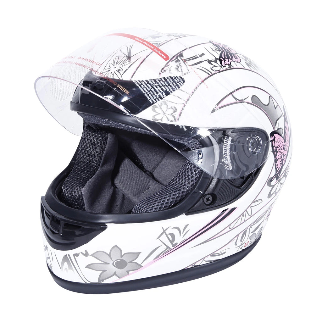 DOT Flip Up Full Face Helmet for Motorcycle (S, M, L, XL)