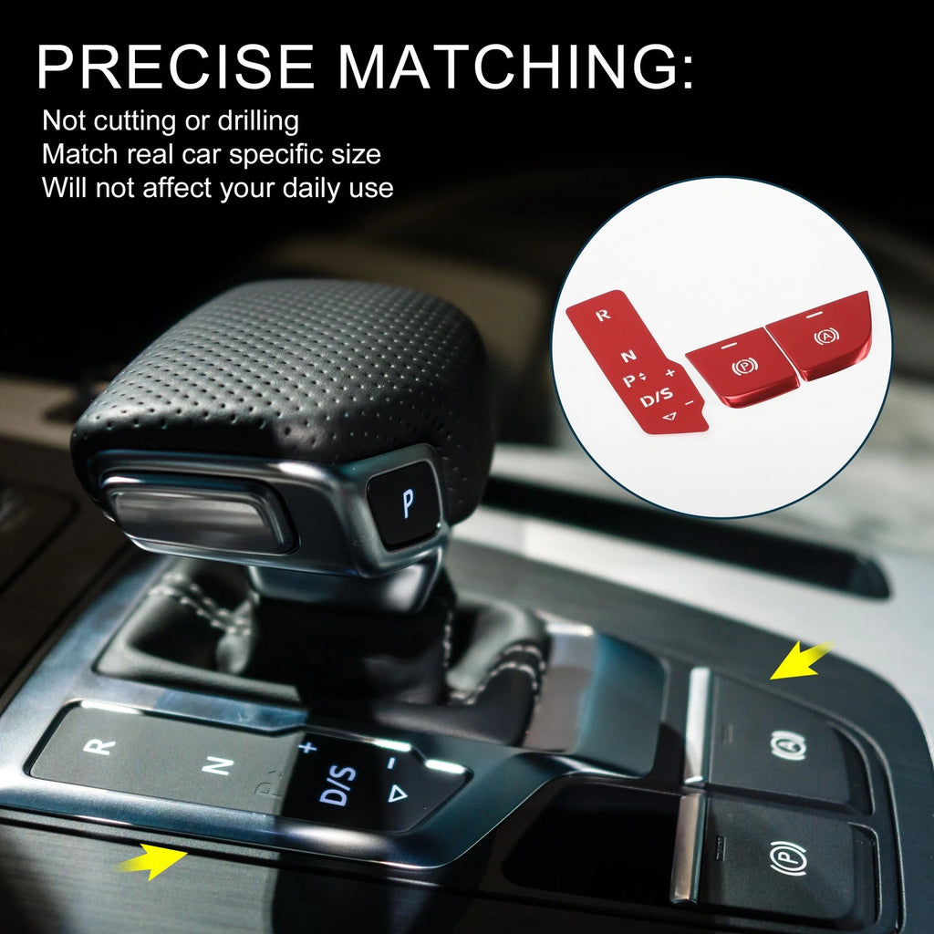 Set of 1 Gear Shift Electronic Handbrake Button Cover for Audi Q5 (2009–2017)
