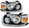 Headlamp Assembly Pair for Ford Escape (2005–2007) Black Housing